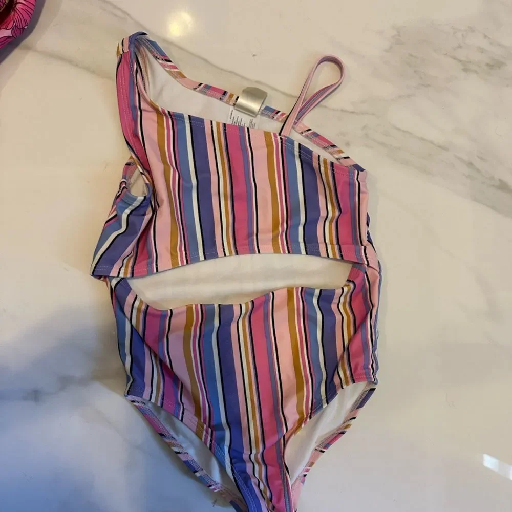 BUNDLE of 6 Betsey Johnson Kids Swim Bikinis - Pink, Yellow, Multicolor